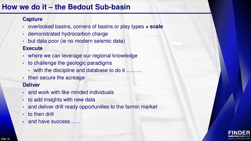 RIU Good Oil Conference – Finder Exploration Corp – slide 18