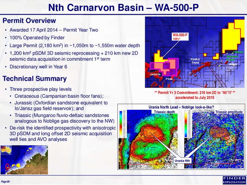 November 2015 Corporate Overview – Finder Exploration Corp – slide 88