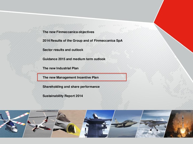 May 2015 Investor Presentation – Finmeccanica – slide 34