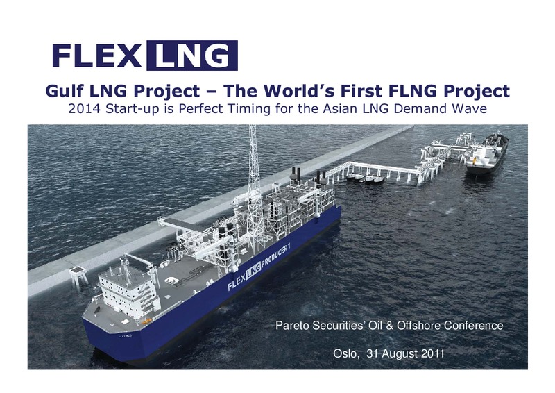 PARETO SECURITIES OIL AND OFFSHORE CONFERENCE – Flex Lng Ltd. – slide 1