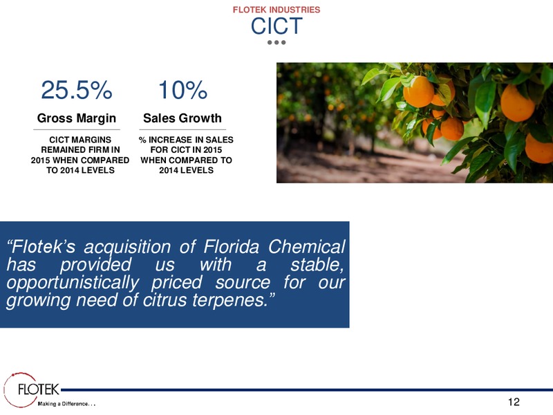 April 2016 Investor Presentation – Flotek Industries Inc. – slide 11