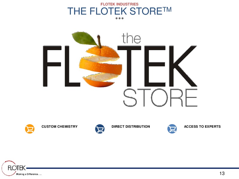 April 2016 Investor Presentation – Flotek Industries Inc. – slide 12