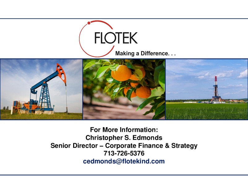 Barclays Capital CEO Energy Power Conference – Flotek Industries Inc. – slide 25