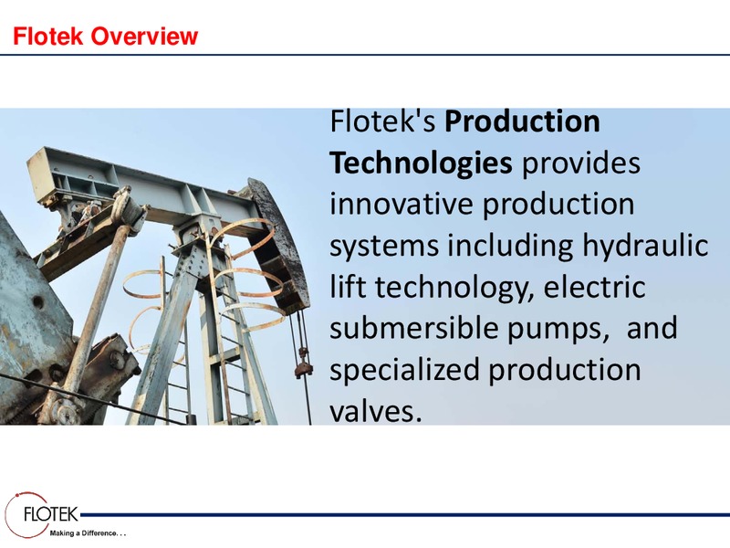 Investor Day Part I – Flotek Industries Inc. – slide 9