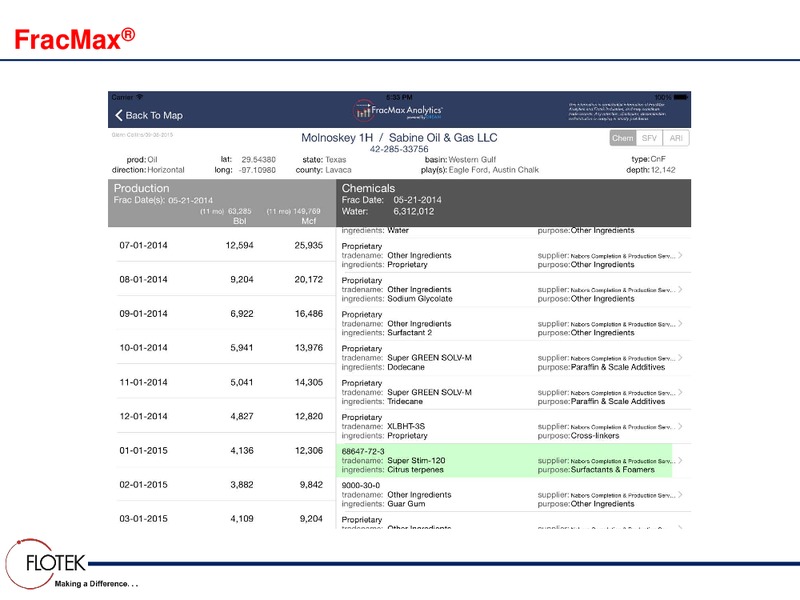 Investor Day Part I – Flotek Industries Inc. – slide 62