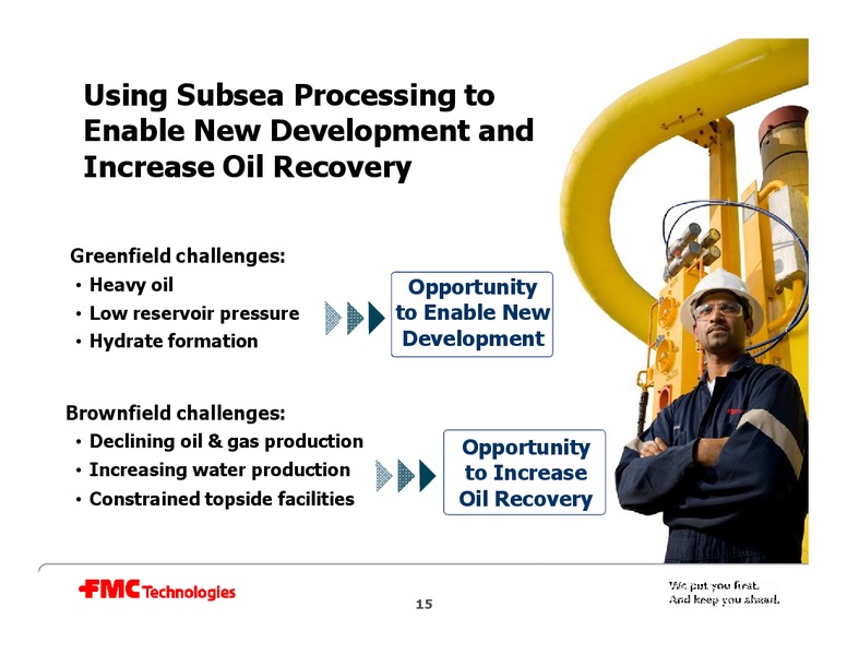 CREDIT SUISSE GROUP ENERGY SUMMIT – Fmc Technologies, Inc. – slide 15