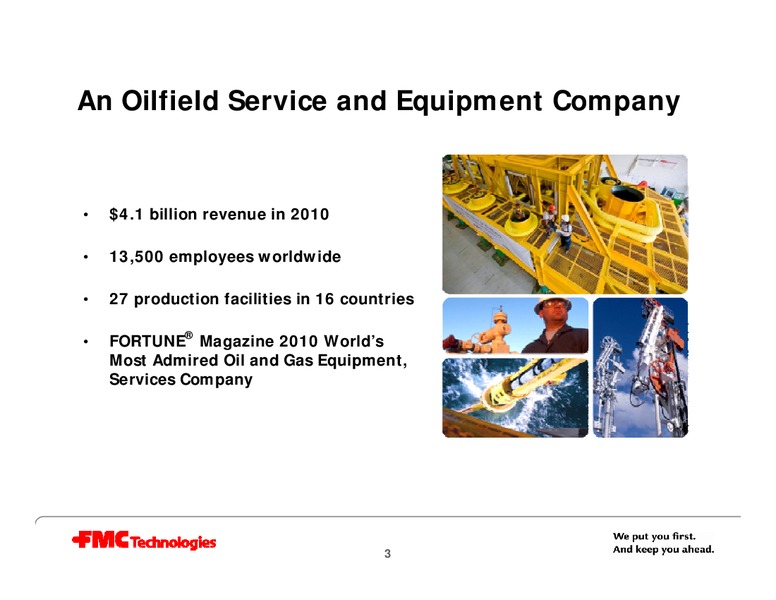 CREDIT SUISSE 2012 ENERGY SUMMIT – Fmc Technologies, Inc. – slide 2