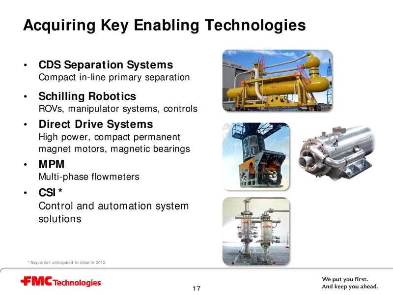 HOWARD WEIL 40TH ANNUAL ENERGY CONFERENCE – Fmc Technologies, Inc. – slide 16