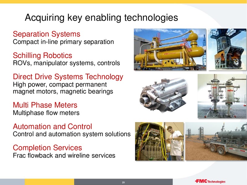 Q1 2015 Earnings Call – Fmc Technologies, Inc. – slide 21