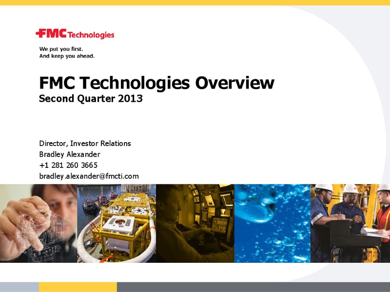 Q2 2013 – Fmc Technologies, Inc. – slide 1