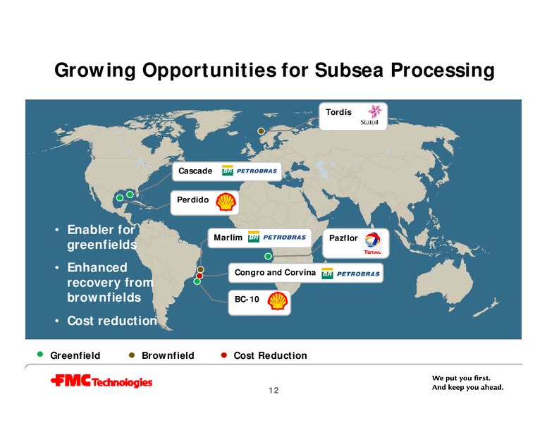 BARCLAYS CAPITAL 2011 CEO ENERGY POWER CONFERENCE – Fmc Technologies, Inc. – slide 12