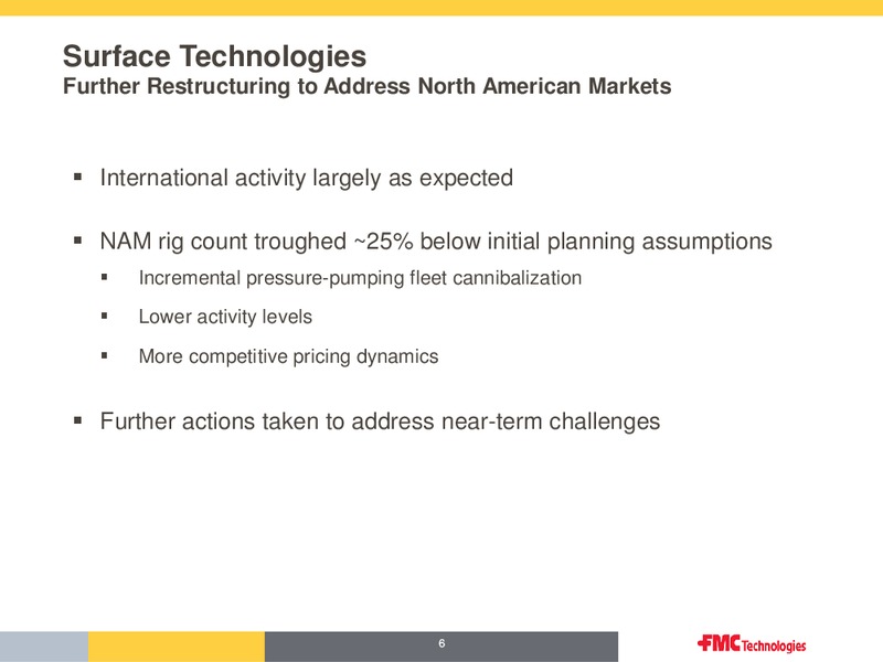 UBS Bus less Tour 2016 – Fmc Technologies, Inc. – slide 4