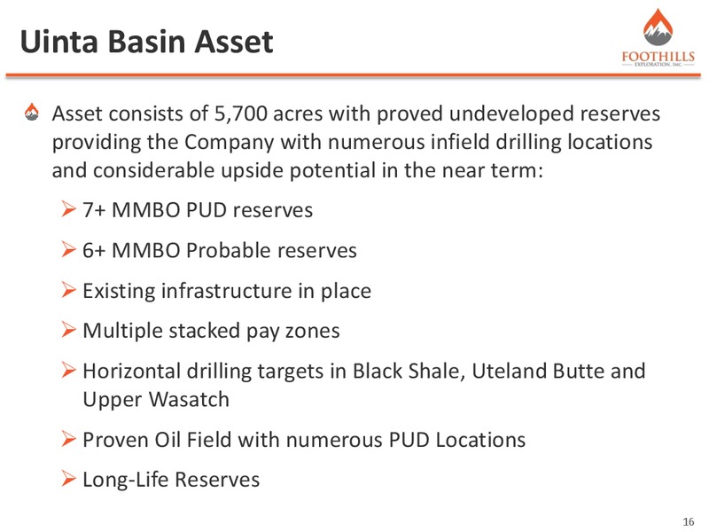 MicroCap Conference – Foothills Exploration Inc. – slide 15