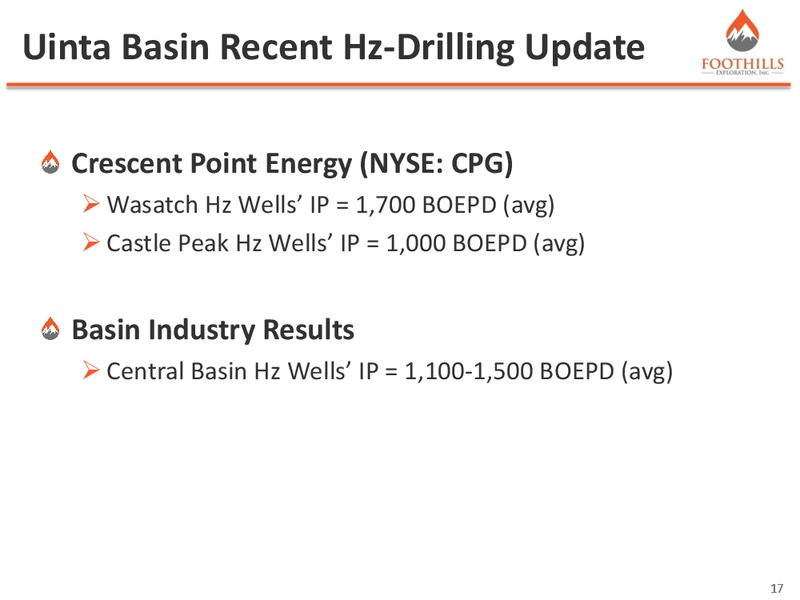 MicroCap Conference – Foothills Exploration Inc. – slide 16