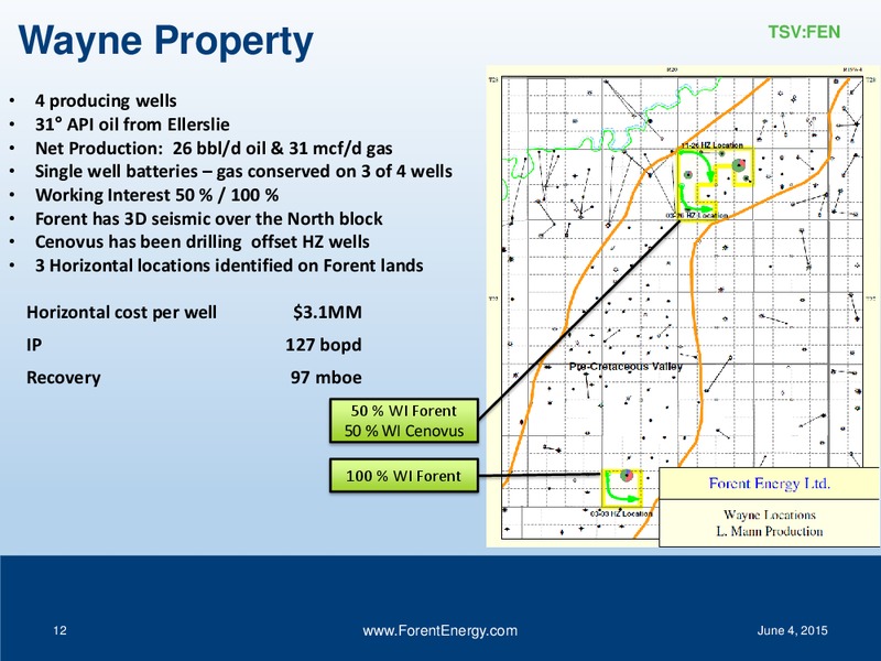 June 2015 Annual General Meeting – Forent Energy Ltd. – slide 11