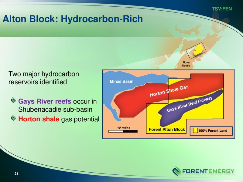 Corporate Fact Sheet – Forent Energy Ltd. – slide 23