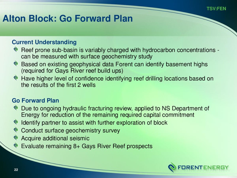 Corporate Fact Sheet – Forent Energy Ltd. – slide 24
