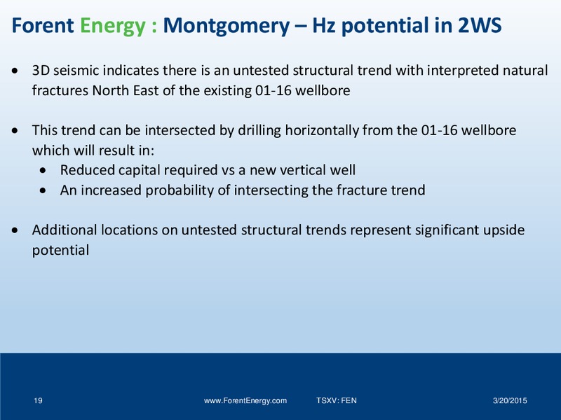 INVESTOR PRESENTATION – Forent Energy Ltd. – slide 18