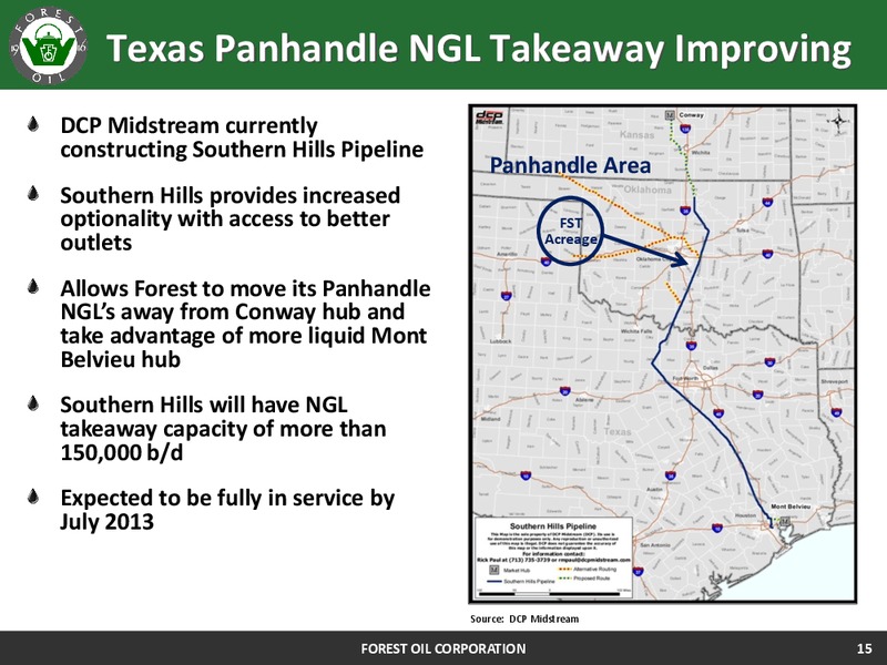 41ST ANNUAL HOWARD WEIL ENERGY CONFERENCE – Forest Oil Corp. – slide 15