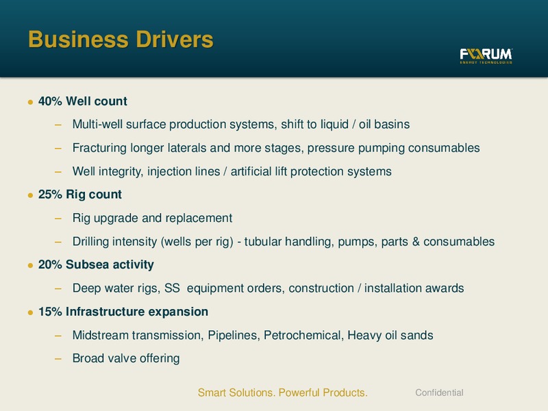 CREDIT SUISSE ENERGY SUMMIT – Forum Energy Technologies, Inc. – slide 4