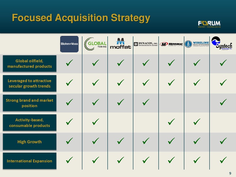 FEBRUARY 2014 CORPORATE PRESENTATION – Forum Energy Technologies, Inc. – slide 8