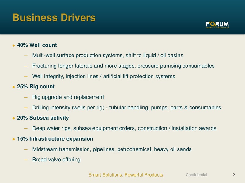 HOWARD WEILS 41ST ANNUAL ENERGY CONFERENCE – Forum Energy Technologies, Inc. – slide 4