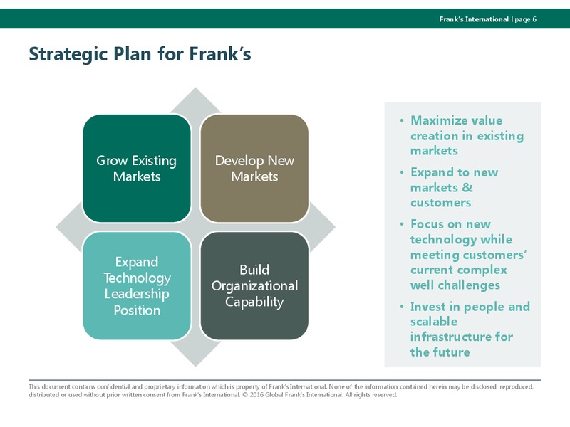 UBS Global and Gas Conference – Franks International – slide 5