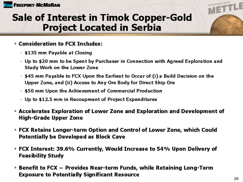 7th Annual Global Industrials and Materials Summit – Freeport-Mcmoran Inc. – slide 21