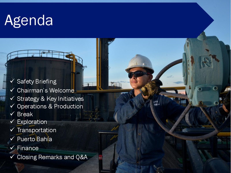 2019 Investor Day Webcast Presentation – Frontera Energy Corp. – slide 2