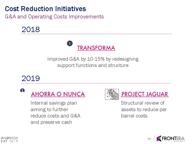 2019 Investor Day Webcast Presentation – Frontera Energy Corp. – slide 78