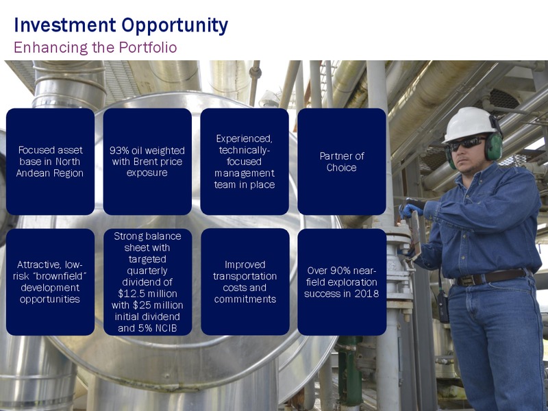 February 2019 Corporate Presentation – Frontera Energy Corp. – slide 21
