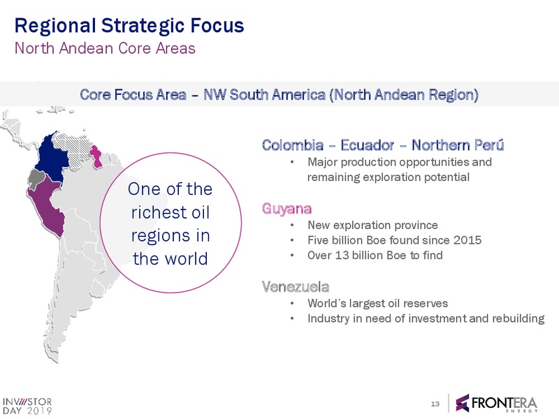 2019 Investor Day Full Presentation – Frontera Energy Corp. – slide 12
