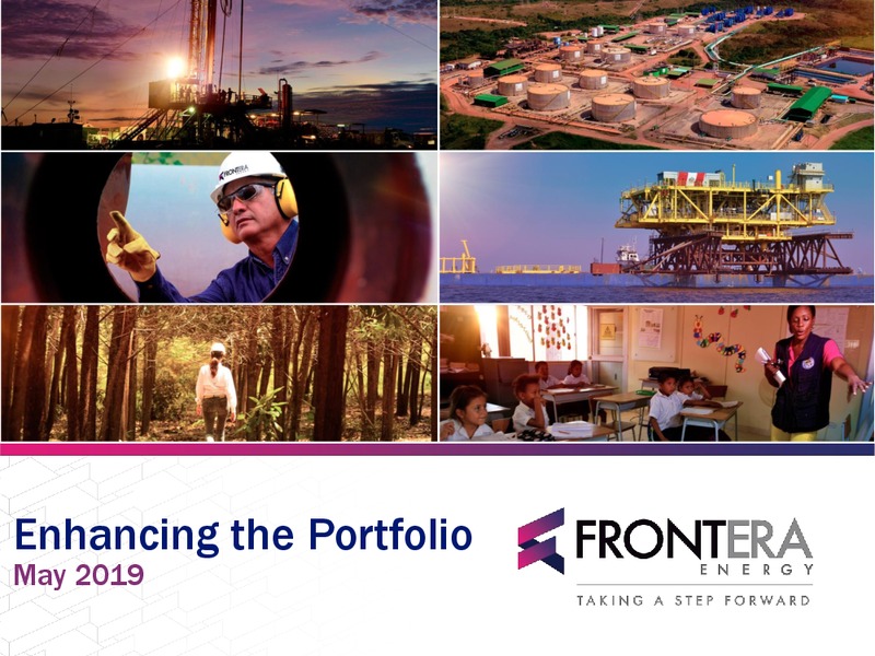 1Q 2019 Earnings Presentation – Frontera Energy Corp. – slide 1