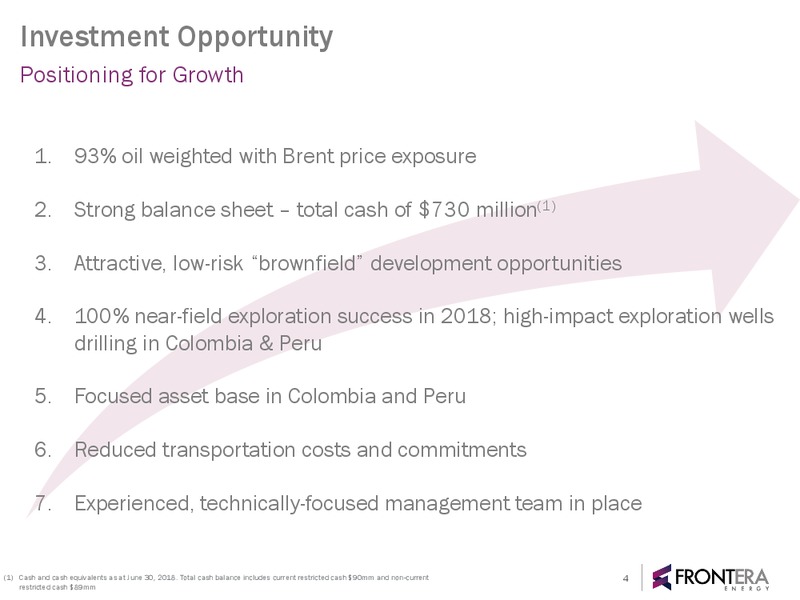 August 2018 Corporate Presentation – Frontera Energy Corp. – slide 3