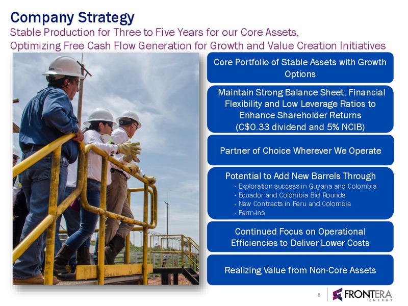 December 2018 Corporate Presentation – Frontera Energy Corp. – slide 7