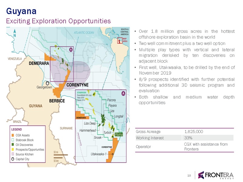 December 2018 Corporate Presentation – Frontera Energy Corp. – slide 17