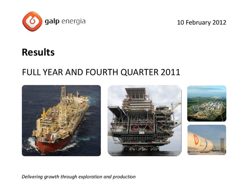 Q4 2011 RESULTS – Galp Energia – slide 1