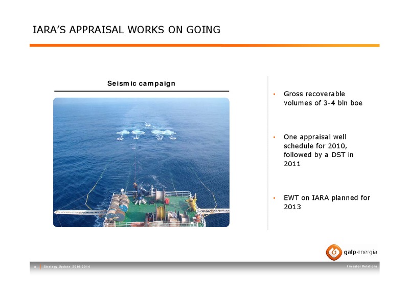 STRATEGY UPDATE 2010 2014 – Galp Energia – slide 8