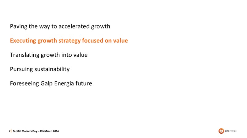 STRATEGY OVERVIEW – Galp Energia – slide 7