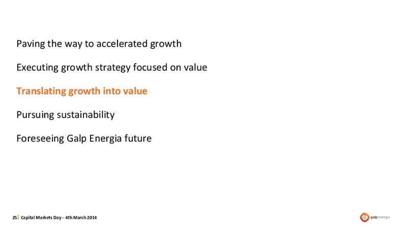 STRATEGY OVERVIEW – Galp Energia – slide 25