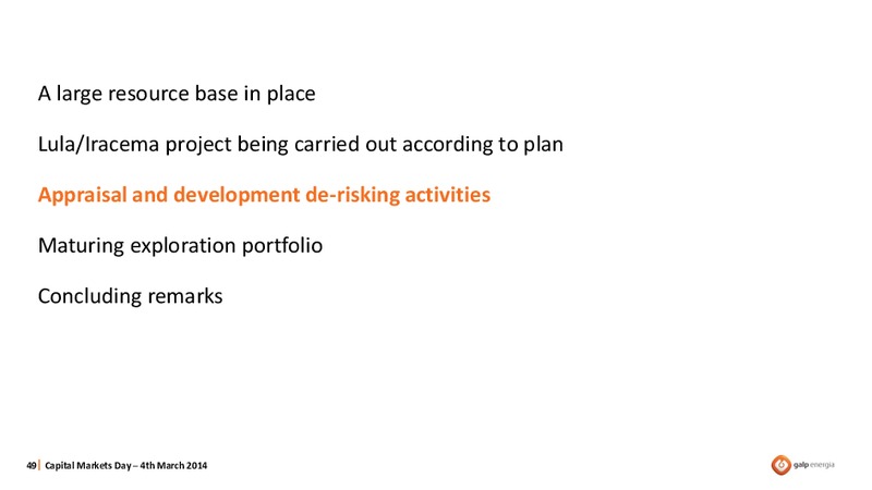 STRATEGY OVERVIEW – Galp Energia – slide 49
