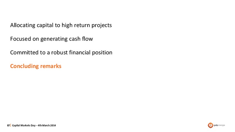 STRATEGY OVERVIEW – Galp Energia – slide 87