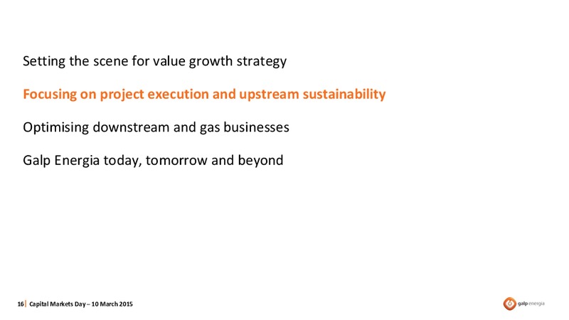 CAPITAL MARKETS DAY – Galp Energia – slide 16