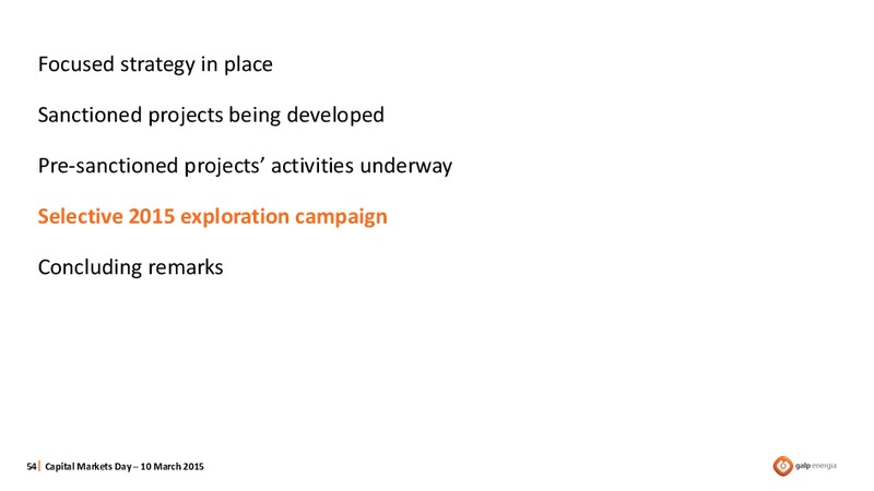 CAPITAL MARKETS DAY – Galp Energia – slide 54