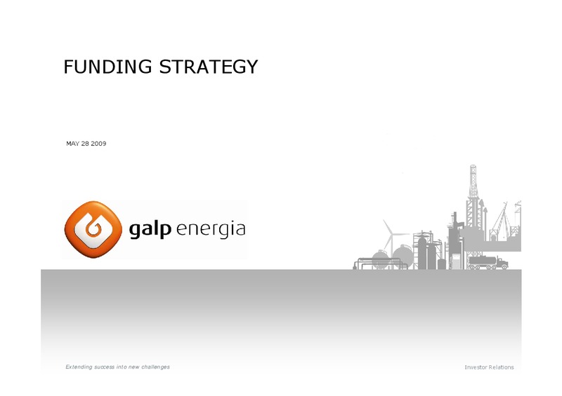 MAY 2009 INVESTOR PRESENTATION – Galp Energia – slide 1