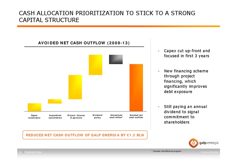 MAY 2009 INVESTOR PRESENTATION – Galp Energia – slide 4