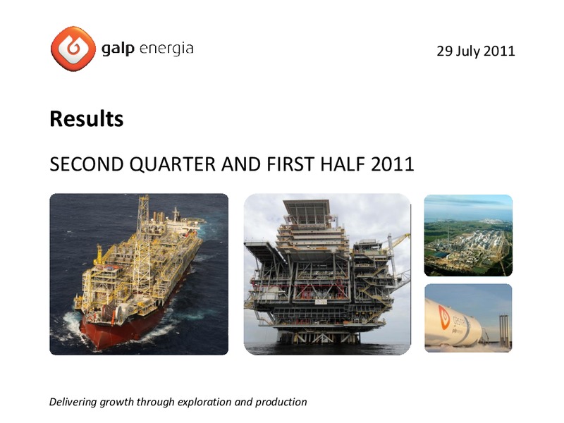 Q2 2011 EARNINGS CALL – Galp Energia – slide 1