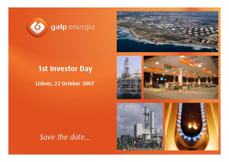 FIRST HALF 2007 RESULTS – Galp Energia – slide 28
