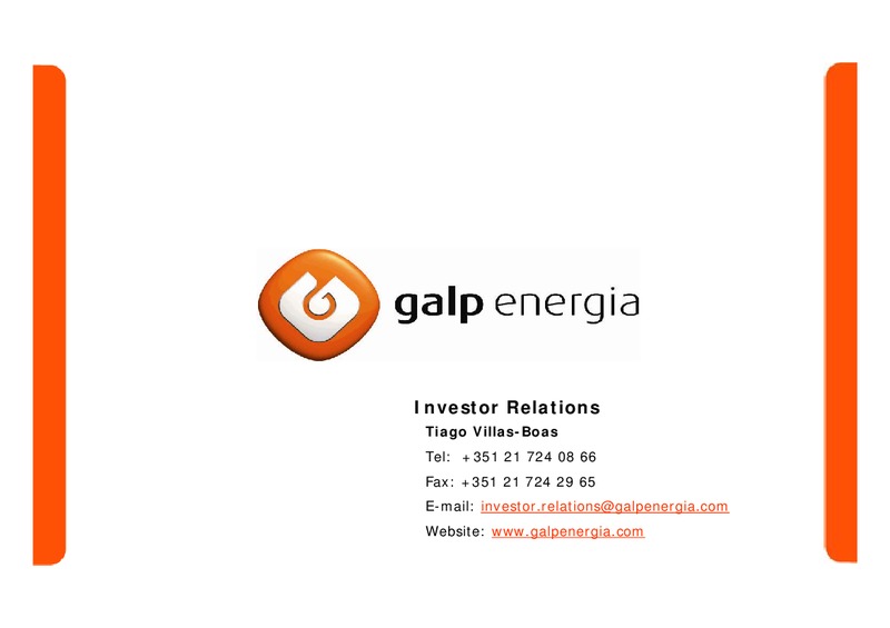 FIRST HALF 2007 RESULTS – Galp Energia – slide 29