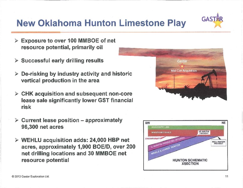investor presentation – Gastar Exploration, Ltd. – slide 12